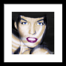 Bettie Page Improved - Framed Print