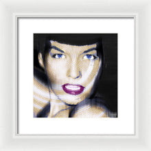 Bettie Page Improved - Framed Print