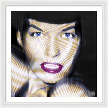 Bettie Page Improved - Framed Print