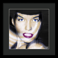 Bettie Page Improved - Framed Print