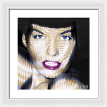 Bettie Page Improved - Framed Print