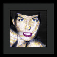Bettie Page Improved - Framed Print