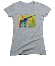 Implosion - Women's V-Neck (Athletic Fit)