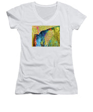 Implosion - Women's V-Neck (Athletic Fit)