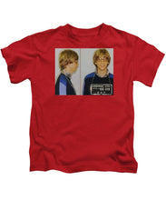 Bill Gates Mug Shot Horizontal Color - Kids T-Shirt