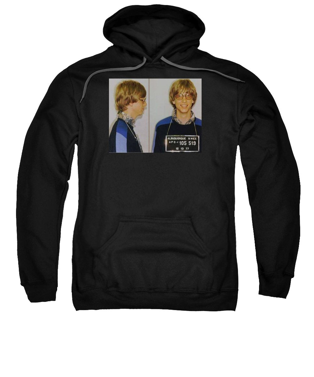 Bill Gates Mug Shot Horizontal Color - Sweatshirt