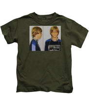 Bill Gates Mug Shot Horizontal Color - Kids T-Shirt