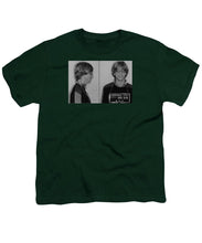 Bill Gates Mug Shot Horizontal Black And White - Youth T-Shirt