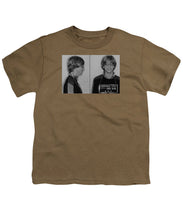 Bill Gates Mug Shot Horizontal Black And White - Youth T-Shirt