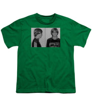 Bill Gates Mug Shot Horizontal Black And White - Youth T-Shirt