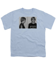 Bill Gates Mug Shot Horizontal Black And White - Youth T-Shirt