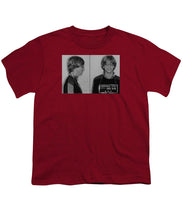 Bill Gates Mug Shot Horizontal Black And White - Youth T-Shirt