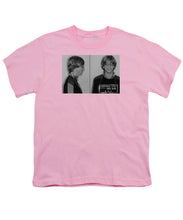 Bill Gates Mug Shot Horizontal Black And White - Youth T-Shirt