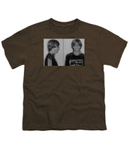 Bill Gates Mug Shot Horizontal Black And White - Youth T-Shirt