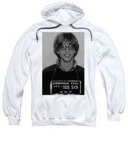 Bill Gates Mug Shot Vertical Black And White - Sweatshirt