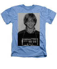 Bill Gates Mug Shot Vertical Black And White - Heathers T-Shirt