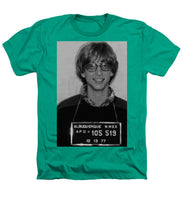 Bill Gates Mug Shot Vertical Black And White - Heathers T-Shirt