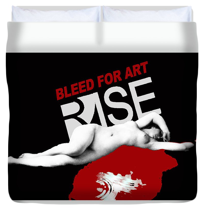 Rise Bleed For Art - Duvet Cover