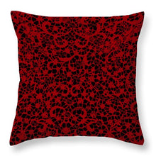 Blood Lace - Throw Pillow Throw Pillow Pixels 16" x 16" Yes 