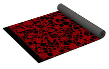 Blood Lace - Yoga Mat Yoga Mat Pixels   