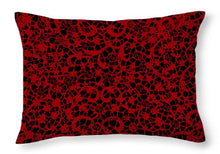 Blood Lace - Throw Pillow Throw Pillow Pixels 20" x 14" No 