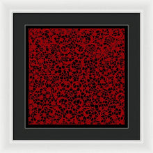 Blood Lace - Framed Print Framed Print Pixels 16.000" x 16.000" White Black