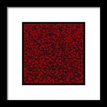 Blood Lace - Framed Print Framed Print Pixels 8.000" x 8.000" Black White