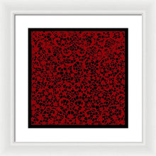Blood Lace - Framed Print Framed Print Pixels 14.000" x 14.000" White White