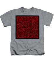 Blood Lace - Kids T-Shirt Kids T-Shirt Pixels Heather Small 