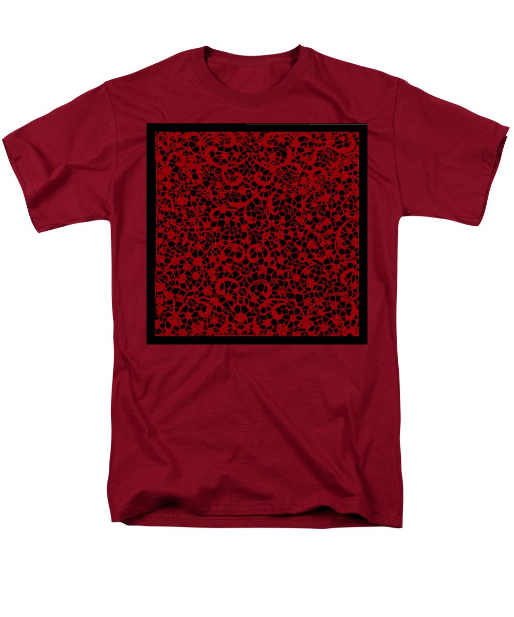 Blood Lace - Men's T-Shirt  (Regular Fit) Men's T-Shirt (Regular Fit) Pixels Cardinal Small 