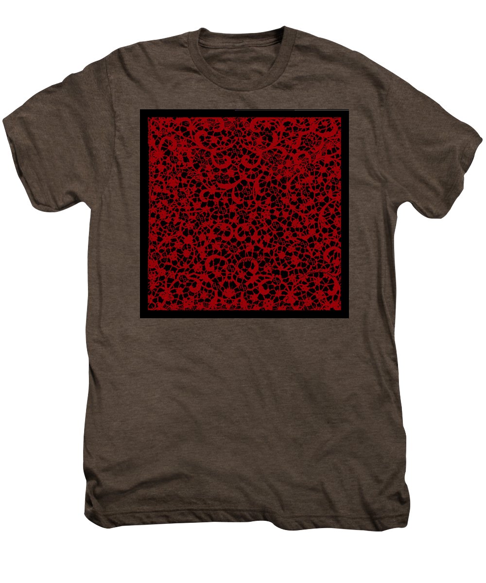 Blood Lace - Men's Premium T-Shirt Men's Premium T-Shirt Pixels Mocha Heather Small 