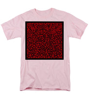 Blood Lace - Men's T-Shirt  (Regular Fit) Men's T-Shirt (Regular Fit) Pixels Pink Small 