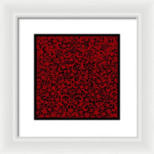 Blood Lace - Framed Print Framed Print Pixels 10.000" x 10.000" White White