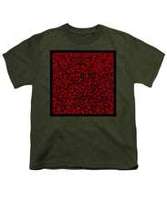 Blood Lace - Youth T-Shirt Youth T-Shirt Pixels Military Green Small 