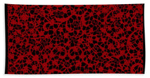 Blood Lace - Beach Towel Beach Towel Pixels Beach Sheet (37" x 74")  