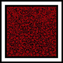 Blood Lace - Framed Print Framed Print Pixels 30.000" x 30.000" Black White