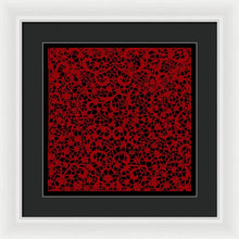 Blood Lace - Framed Print Framed Print Pixels 14.000" x 14.000" White Black
