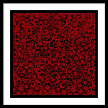 Blood Lace - Framed Print Framed Print Pixels 24.000" x 24.000" Black White