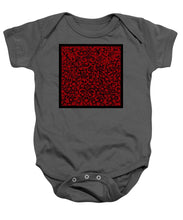 Blood Lace - Baby Onesie Baby Onesie Pixels Charcoal Small 