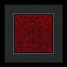 Blood Lace - Framed Print Framed Print Pixels 8.000" x 8.000" Black Black
