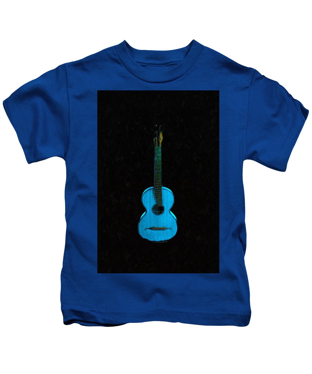 Blue Guitar - Kids T-Shirt