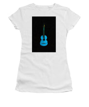 Blue Guitar - Women's T-Shirt (Athletic Fit)