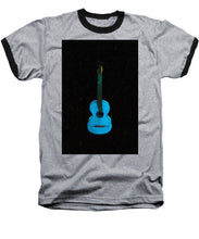 Blue Guitar - Baseball T-Shirt