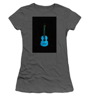 Blue Guitar - Women's T-Shirt (Athletic Fit)