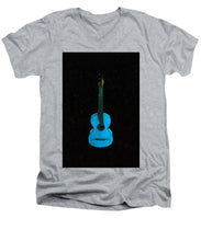Blue Guitar - Men's V-Neck T-Shirt