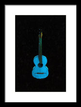 Blue Guitar - Framed Print