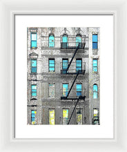 Blue Neighbors - Framed Print