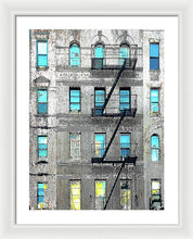 Blue Neighbors - Framed Print