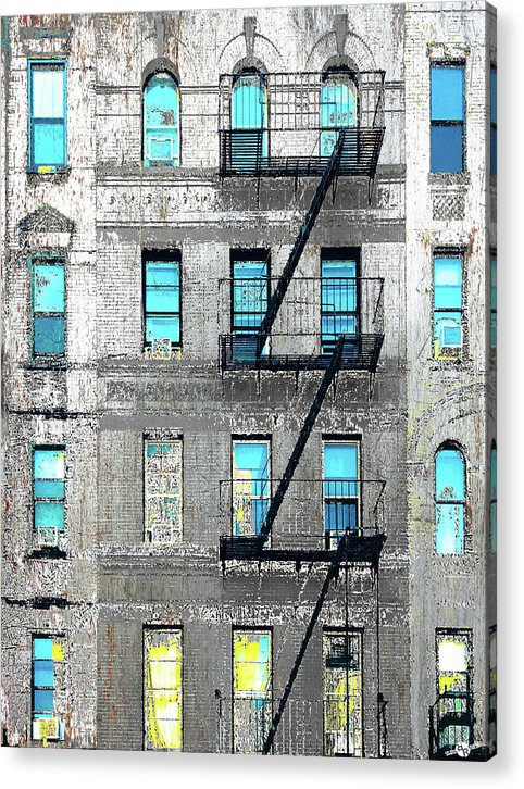 Blue Neighbors - Acrylic Print