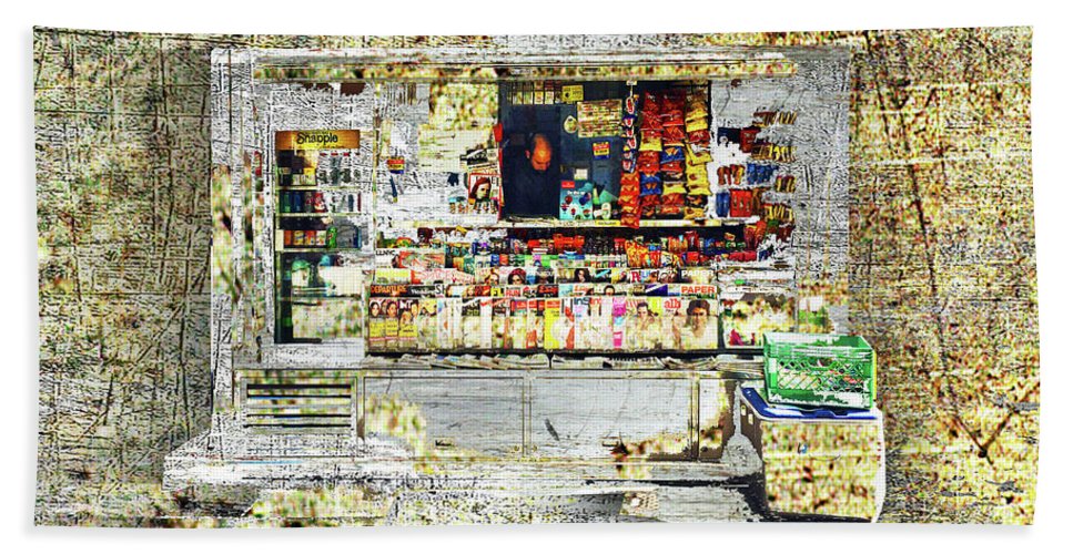 Bodega In Steel And Bronze. - Beach Towel